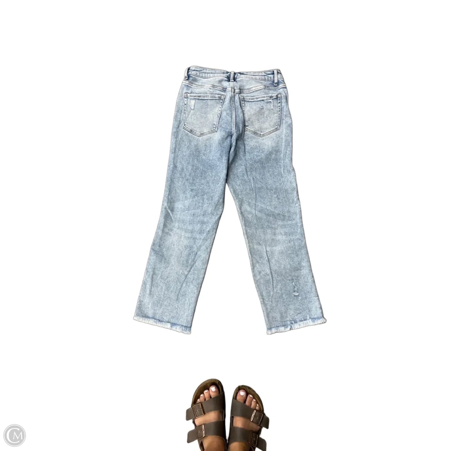 Jeans Straight By Vervet In Blue Denim, Size: 6