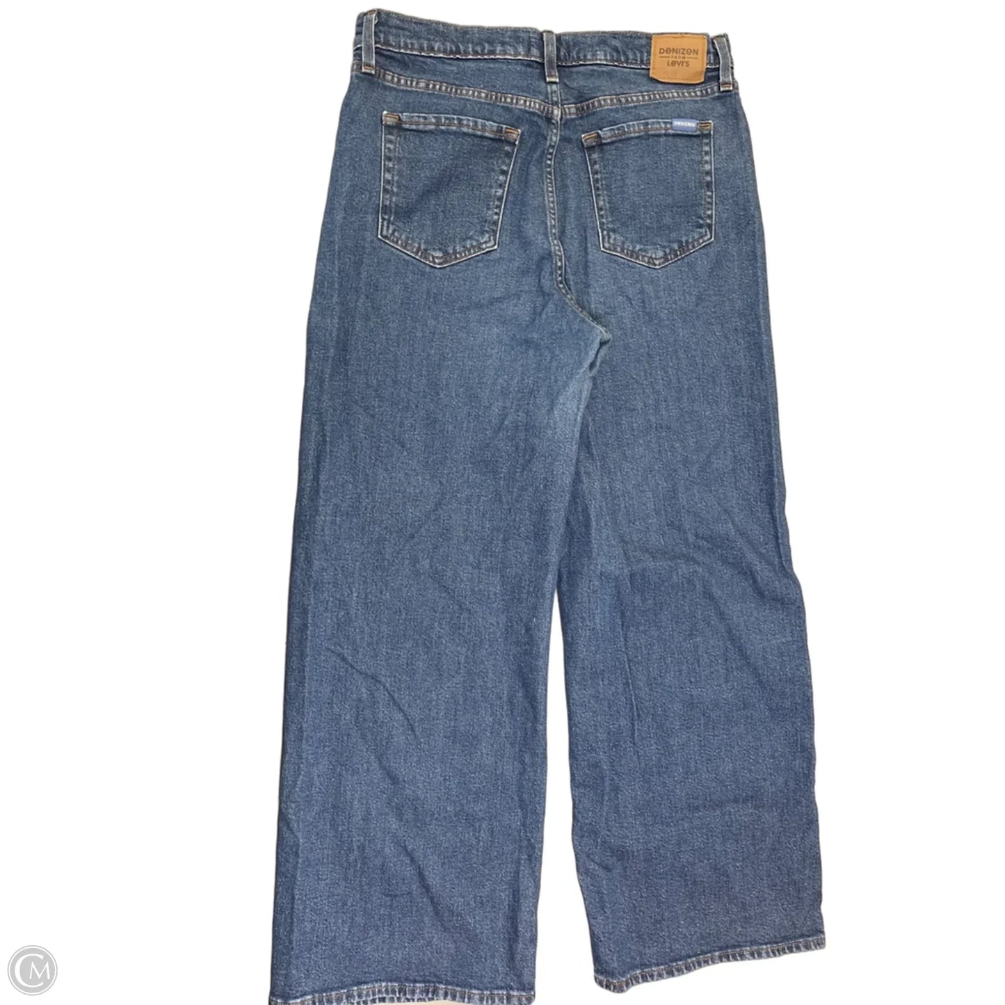 Jeans Wide Leg By Denizen By Levis In Blue Denim, Size: 8