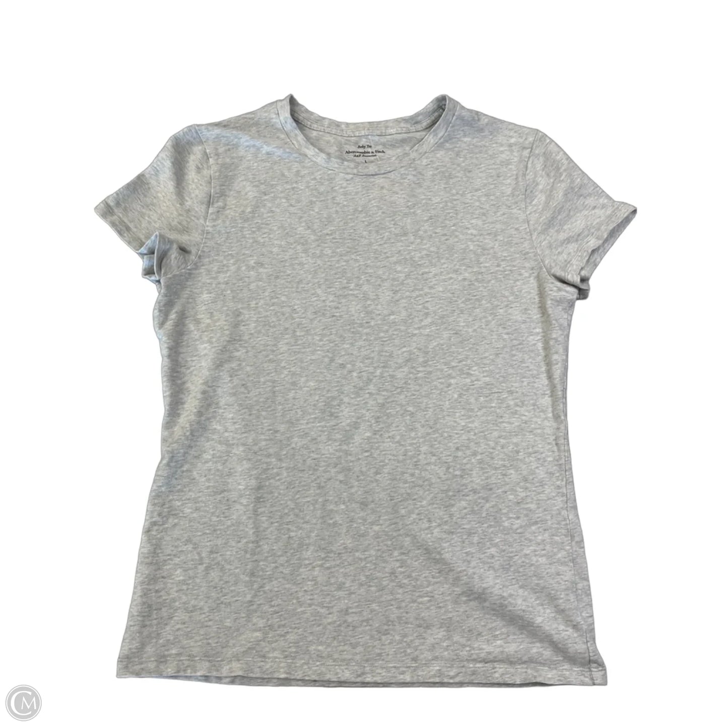 Top Short Sleeve Basic By Abercrombie And Fitch In Grey, Size: L