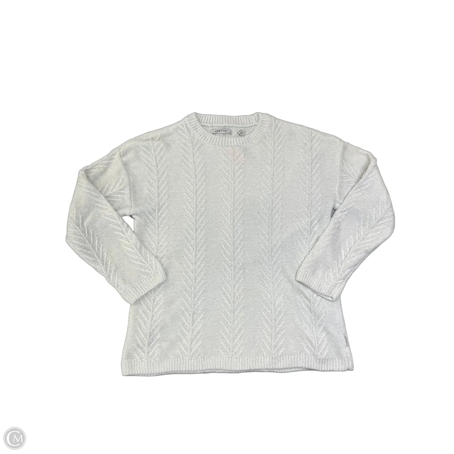 Sweater By Orvis In White, Size: M