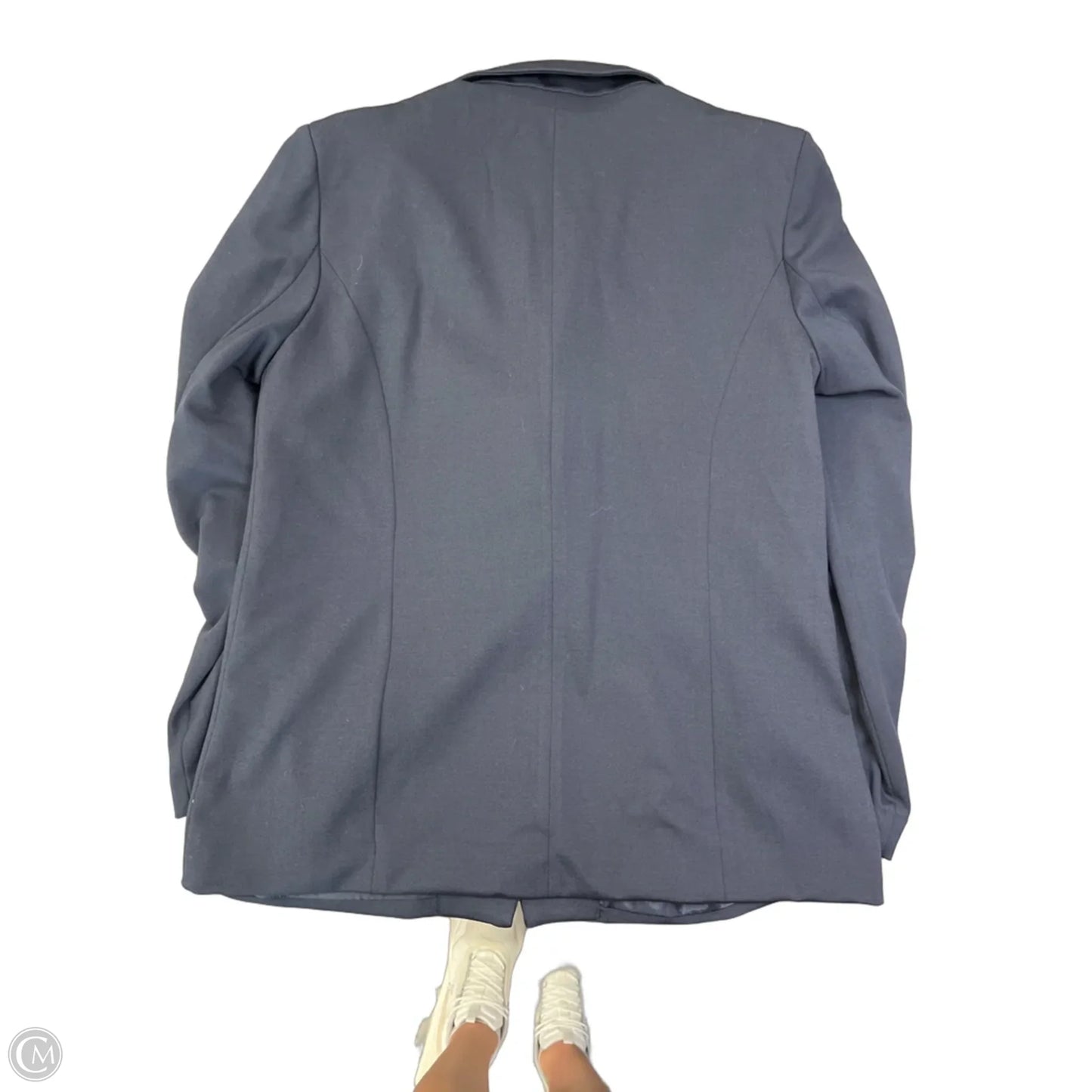 Blazer By Clothes Mentor In Navy, Size: L