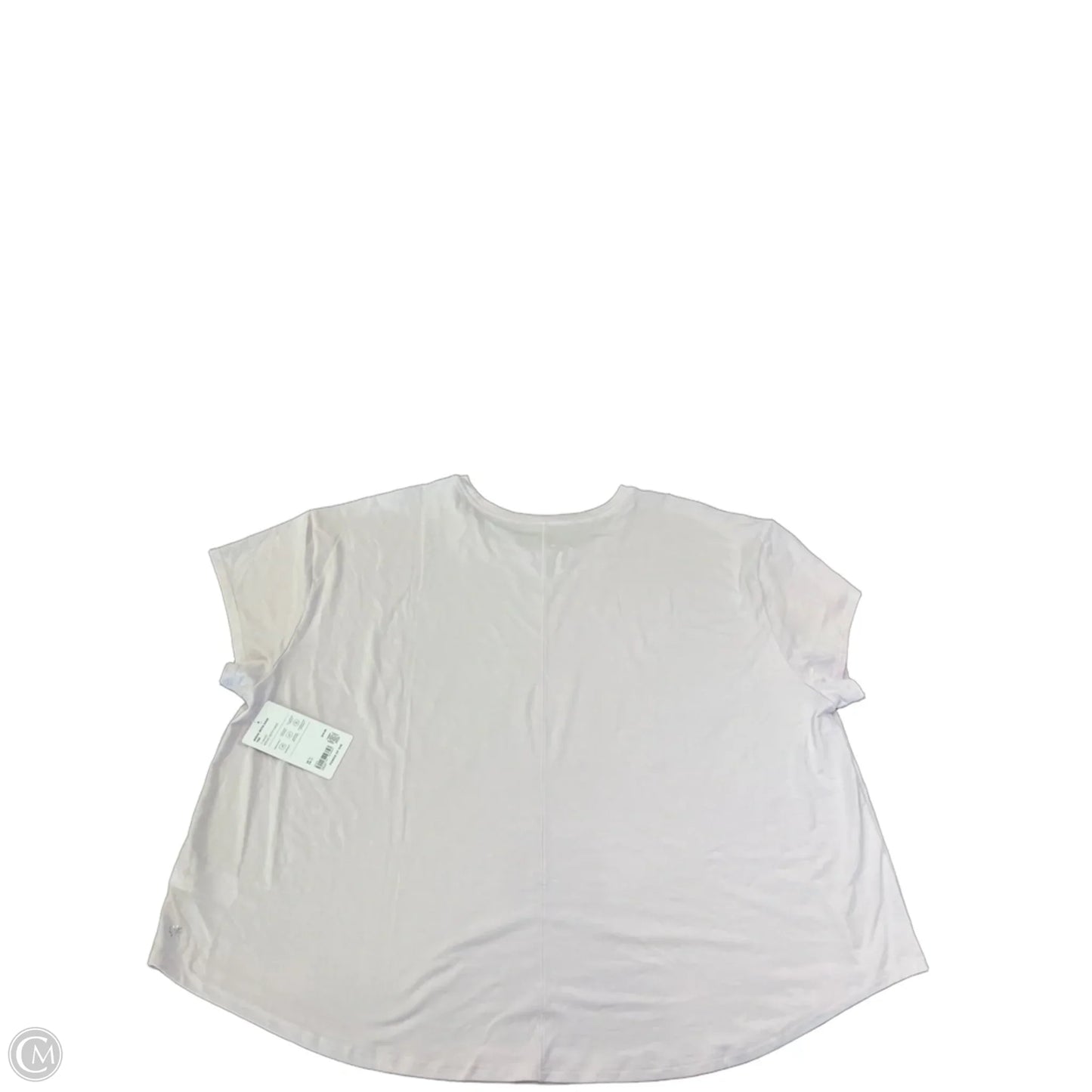 Athletic Top Short Sleeve By Athleta In Pink, Size: 3x