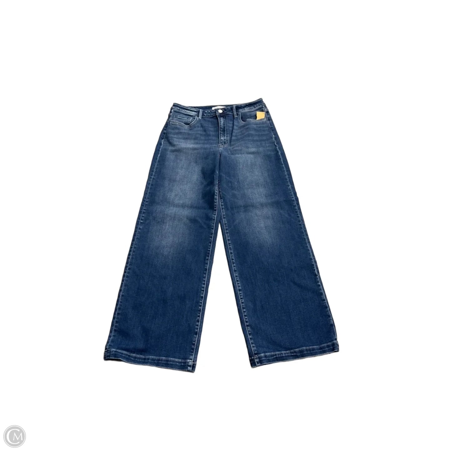 Jeans Wide Leg By Flying Monkey In Blue Denim, Size: 12
