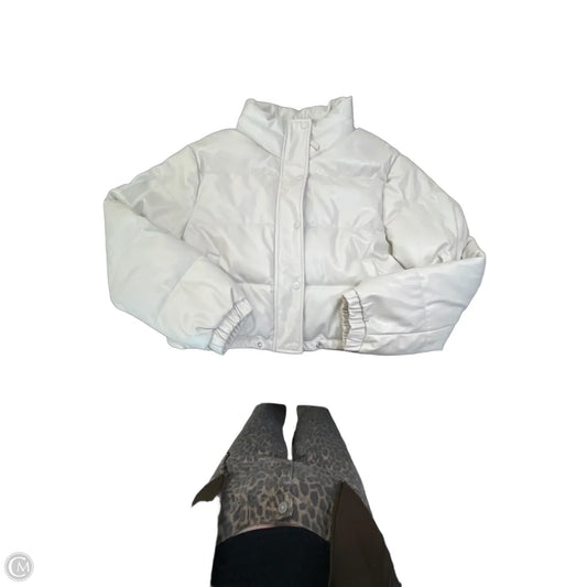 Jacket Puffer & Quilted By Love Tree In Beige, Size: M