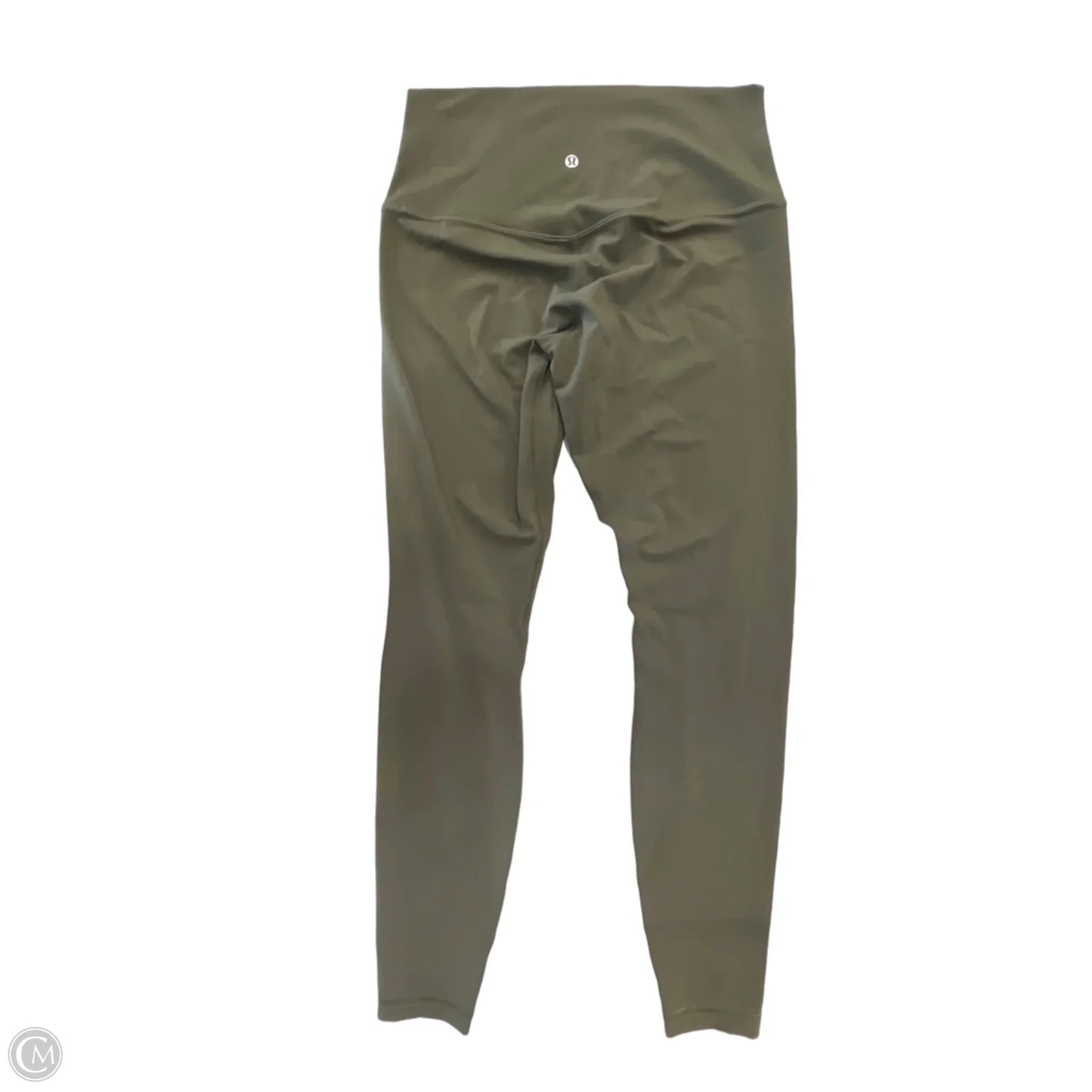Athletic Leggings By Lululemon In Green, Size: M