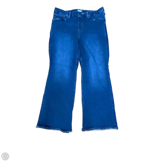 Pants Wide Leg By Good American In Blue Denim, Size: 4x