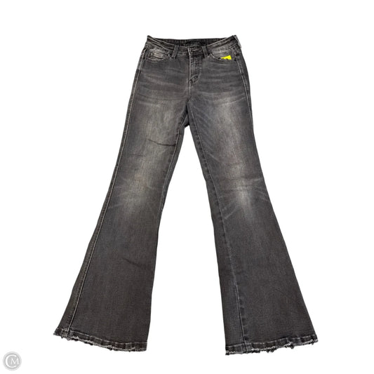 Jeans Flared By Flying Monkey In Black Denim, Size: 2
