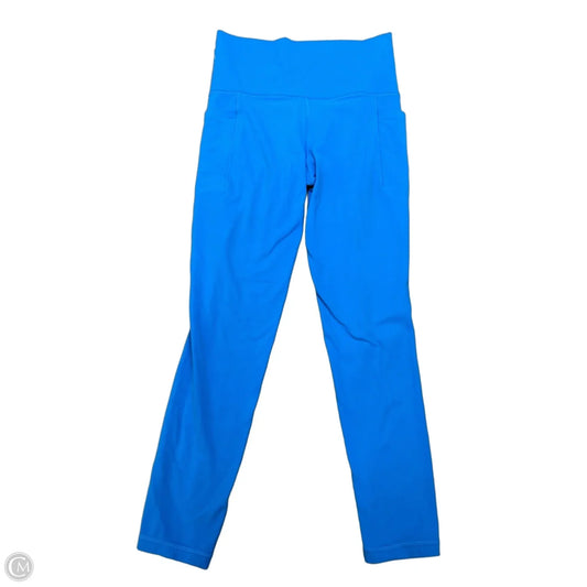 Athletic Leggings By Athleta In Blue, Size: Xs
