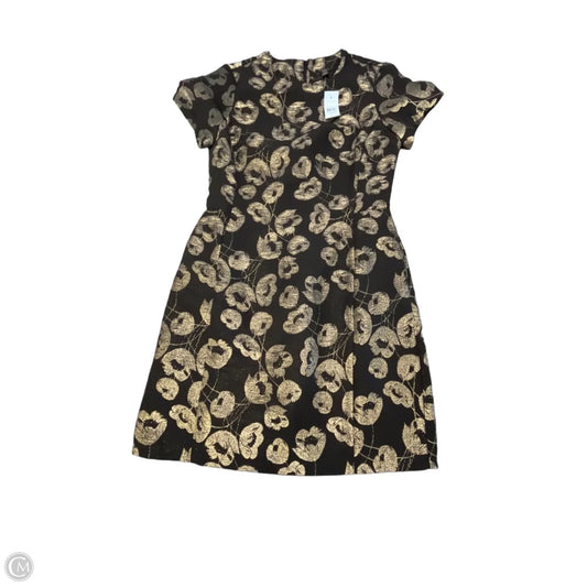 Dress Party Midi By Ann Taylor In Blue & Gold, Size: Xsp