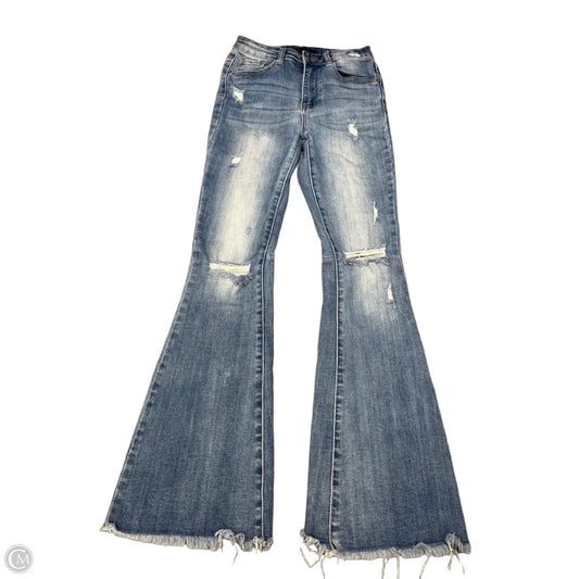 Jeans Flared By Risen In Blue Denim, Size: 2