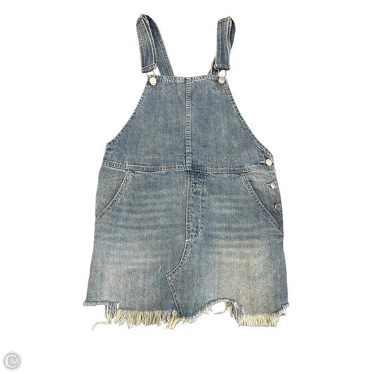 Dress Casual Short By Free People In Blue Denim, Size: S