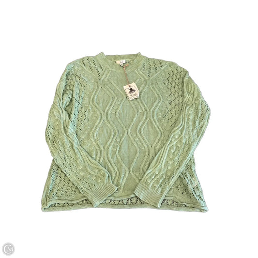 Sweater By Easel In Green, Size: M