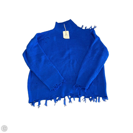 Sweater By Easel In Blue, Size: M