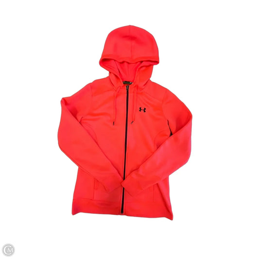 Athletic Jacket By Under Armour In Peach, Size: S