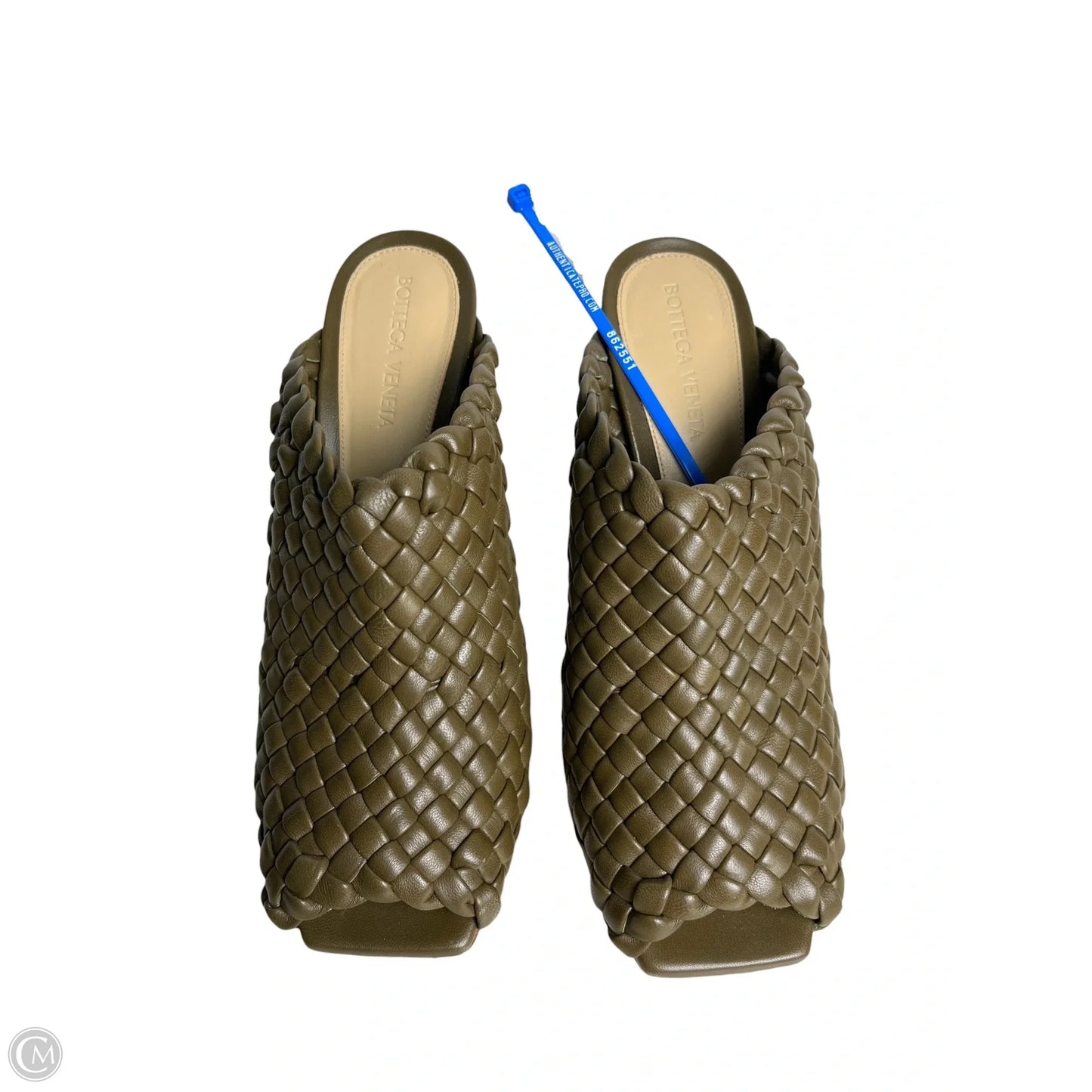 Shoes Luxury Designer By Bottega Veneta In Green, Size: 8