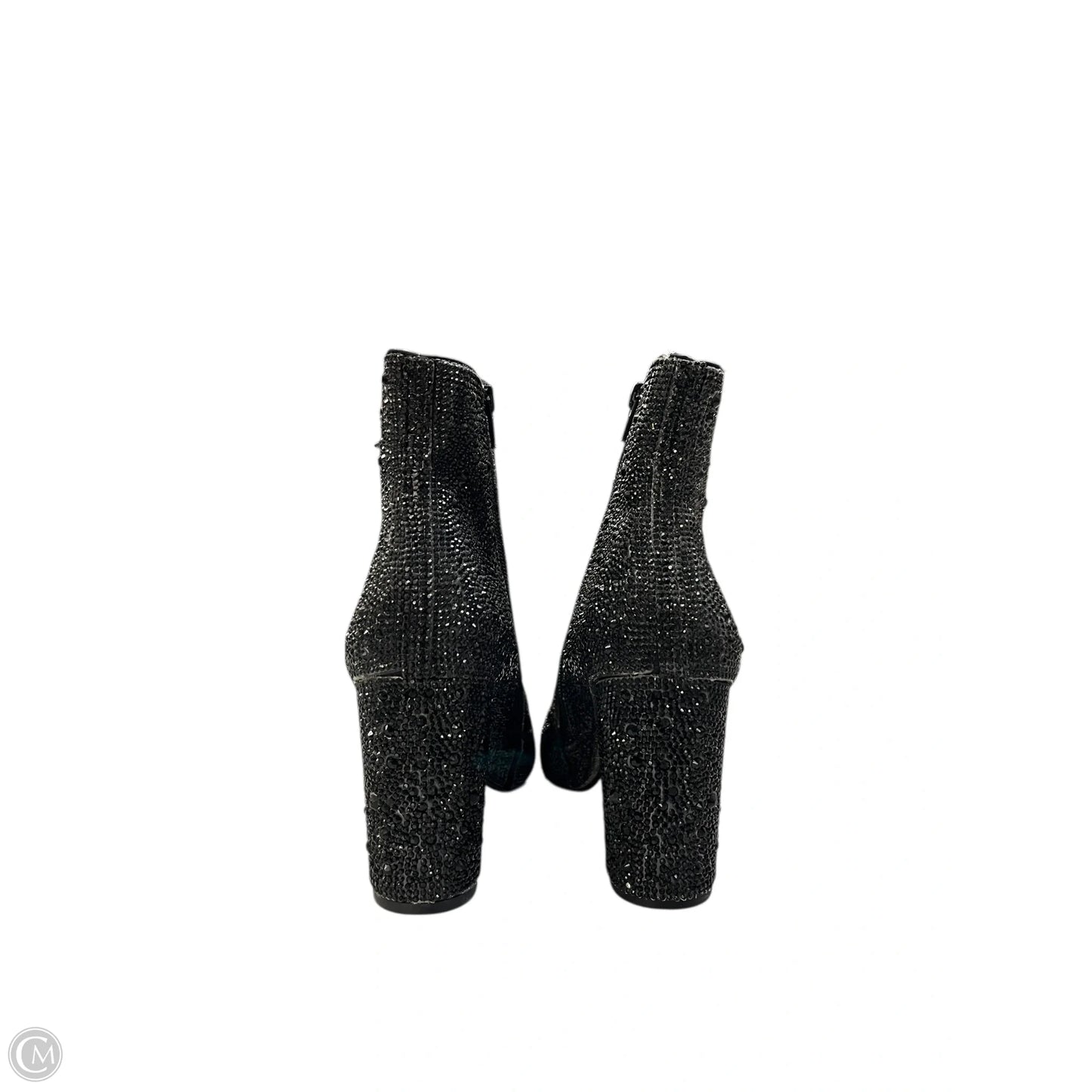 Boots Ankle Heels By Betsey Johnson In Black, Size: 8.5