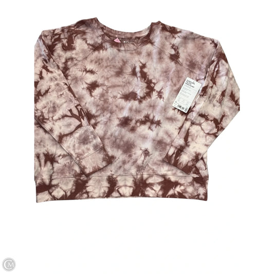 Sweatshirt Crewneck By Athleta In Pink, Size: 1x