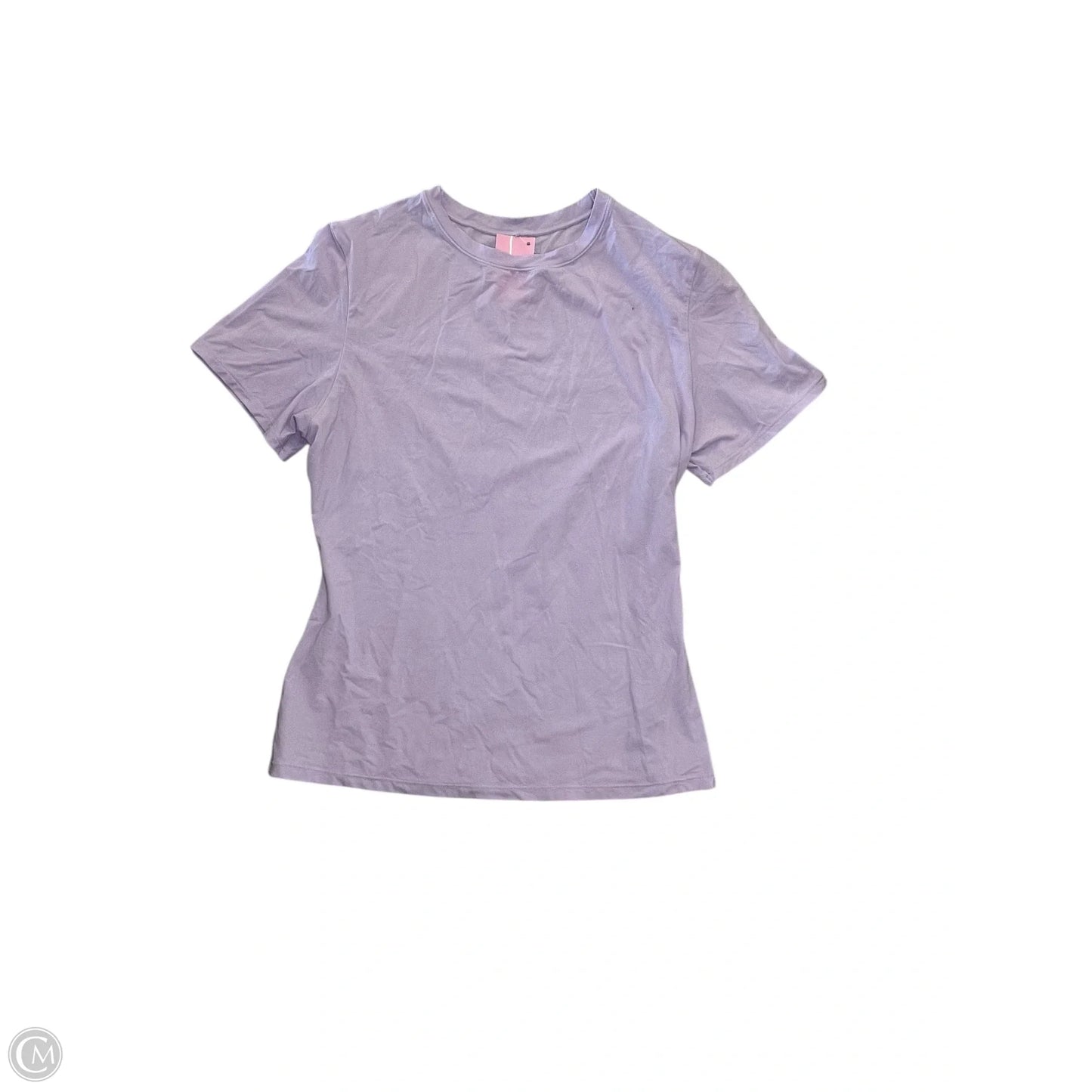 Top Short Sleeve By Skims In Purple, Size: M