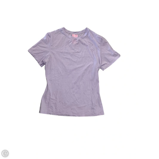 Top Short Sleeve By Skims In Purple, Size: M