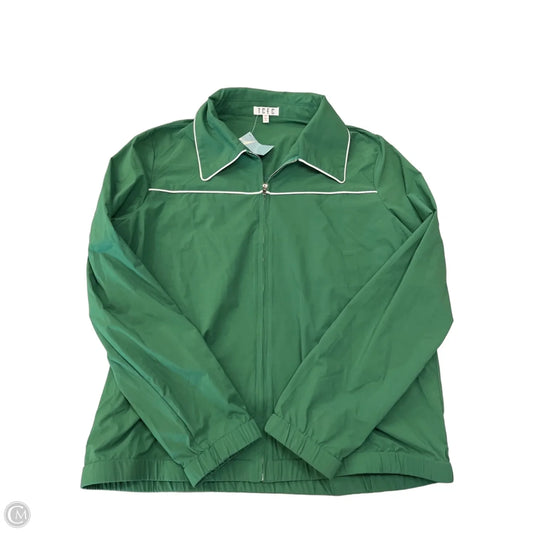 Jacket Windbreaker By Tcec In Green, Size: M