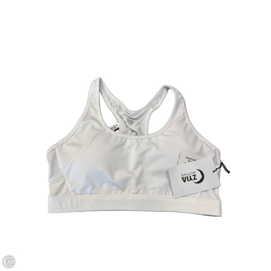 Athletic Bra By Zyia In White, Size: M
