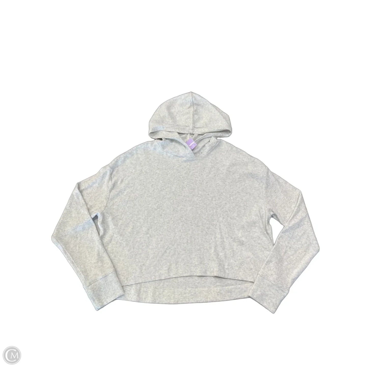 Athletic Top Long Sleeve Hoodie By Athleta In Grey, Size: Xs