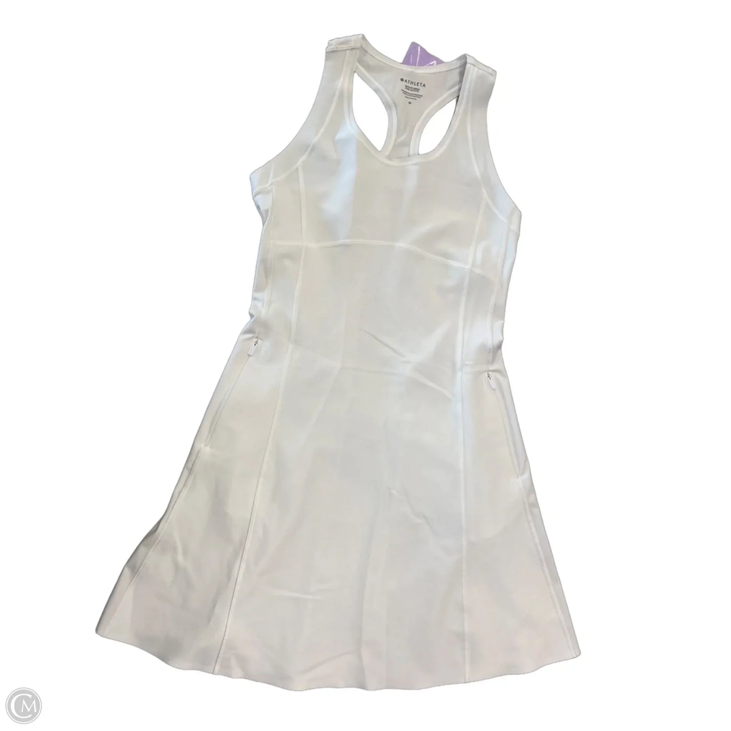 Athletic Dress By Athleta In White, Size: M