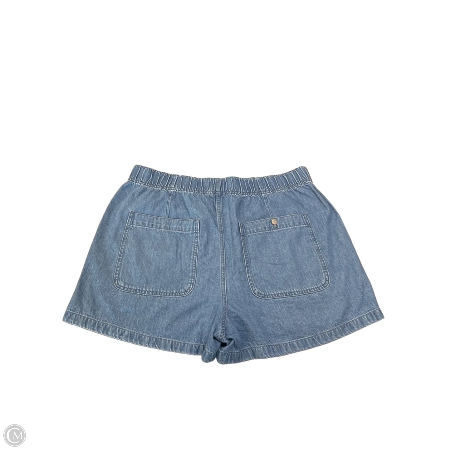 Shorts By Madewell In Blue Denim, Size: Xl