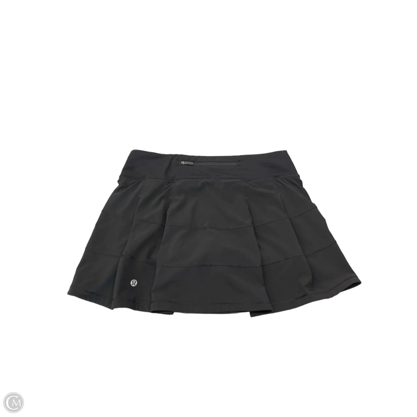 Athletic Skort By Lululemon In Black, Size: S