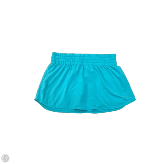 Athletic Skort By Nike In Teal, Size: Xxl