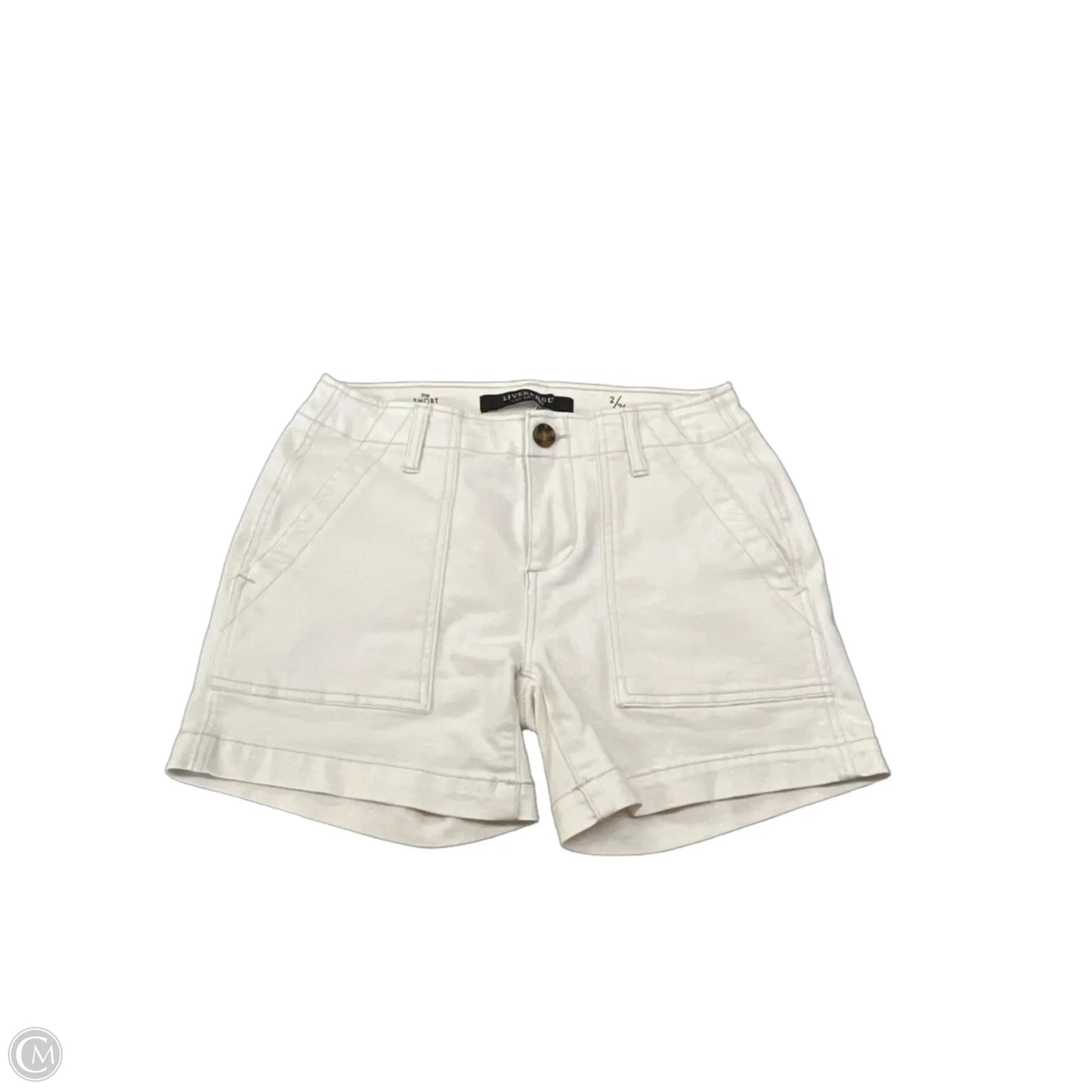 Shorts By Liverpool In Ivory, Size: Xs