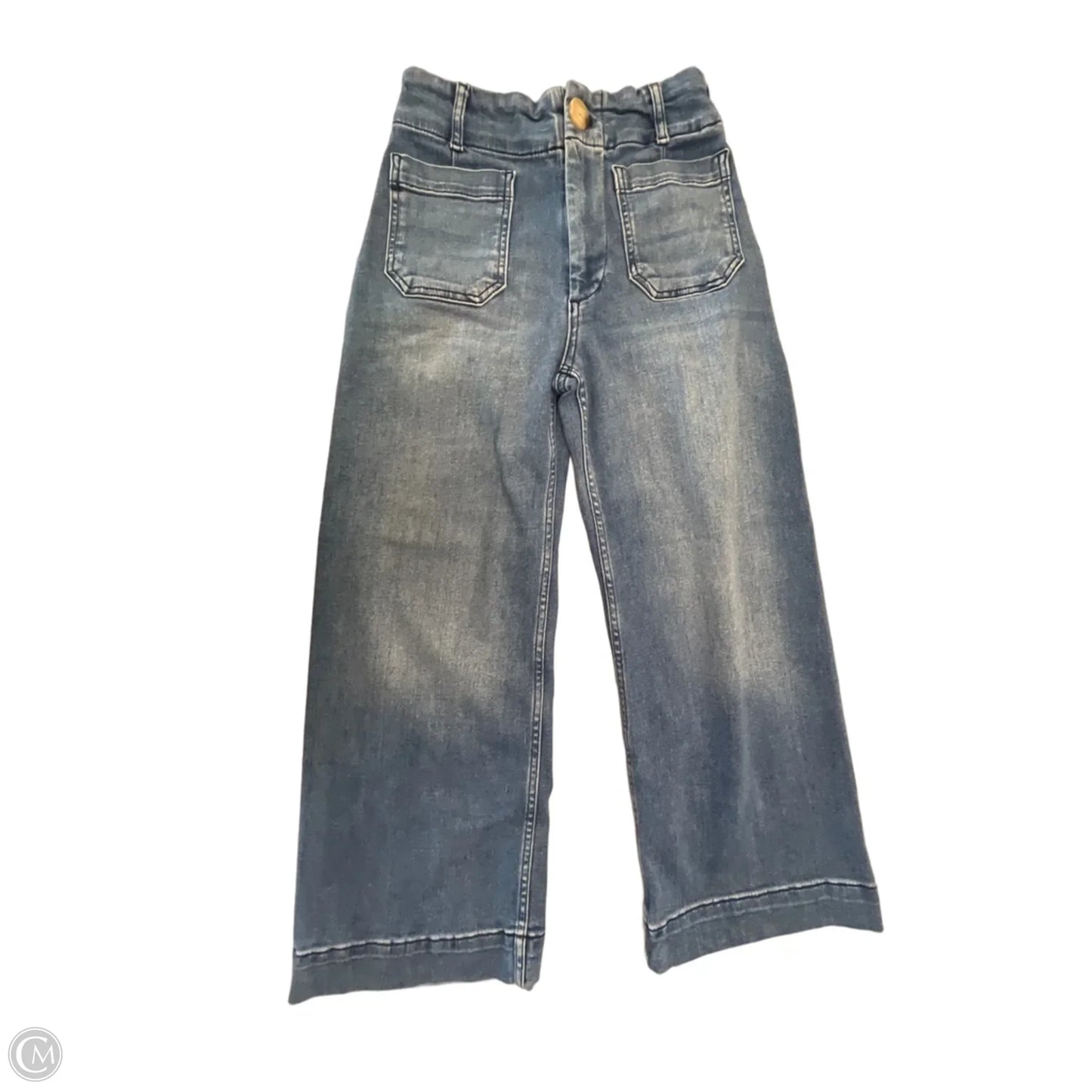 Jeans Wide Leg By Maeve In Blue Denim, Size: 2