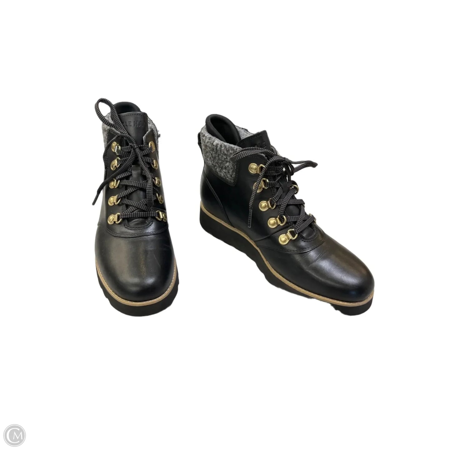 Boots Ankle Flats By Cole-haan In Black, Size: 7