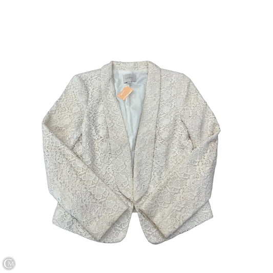 Blazer By Loft In Cream, Size: S