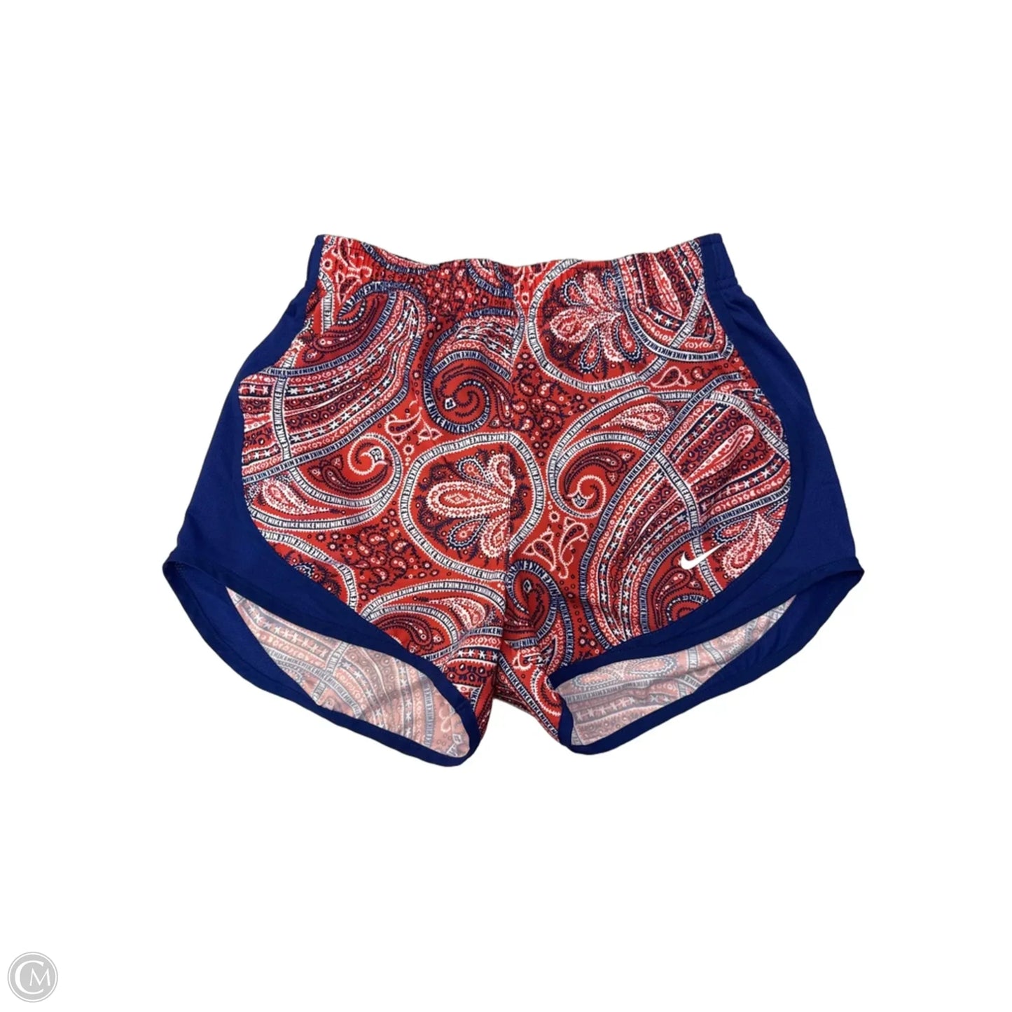 Athletic Shorts By Nike In Blue & Red, Size: Xs