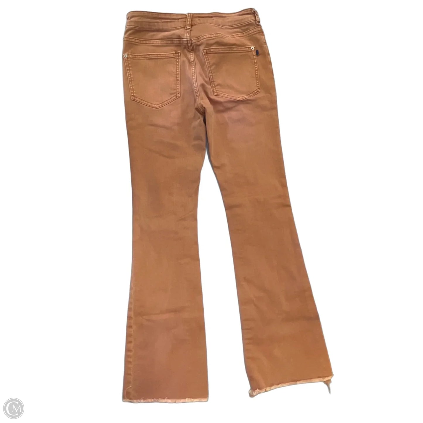 Jeans Boot Cut By Pilcro In Brown Denim, Size: 4
