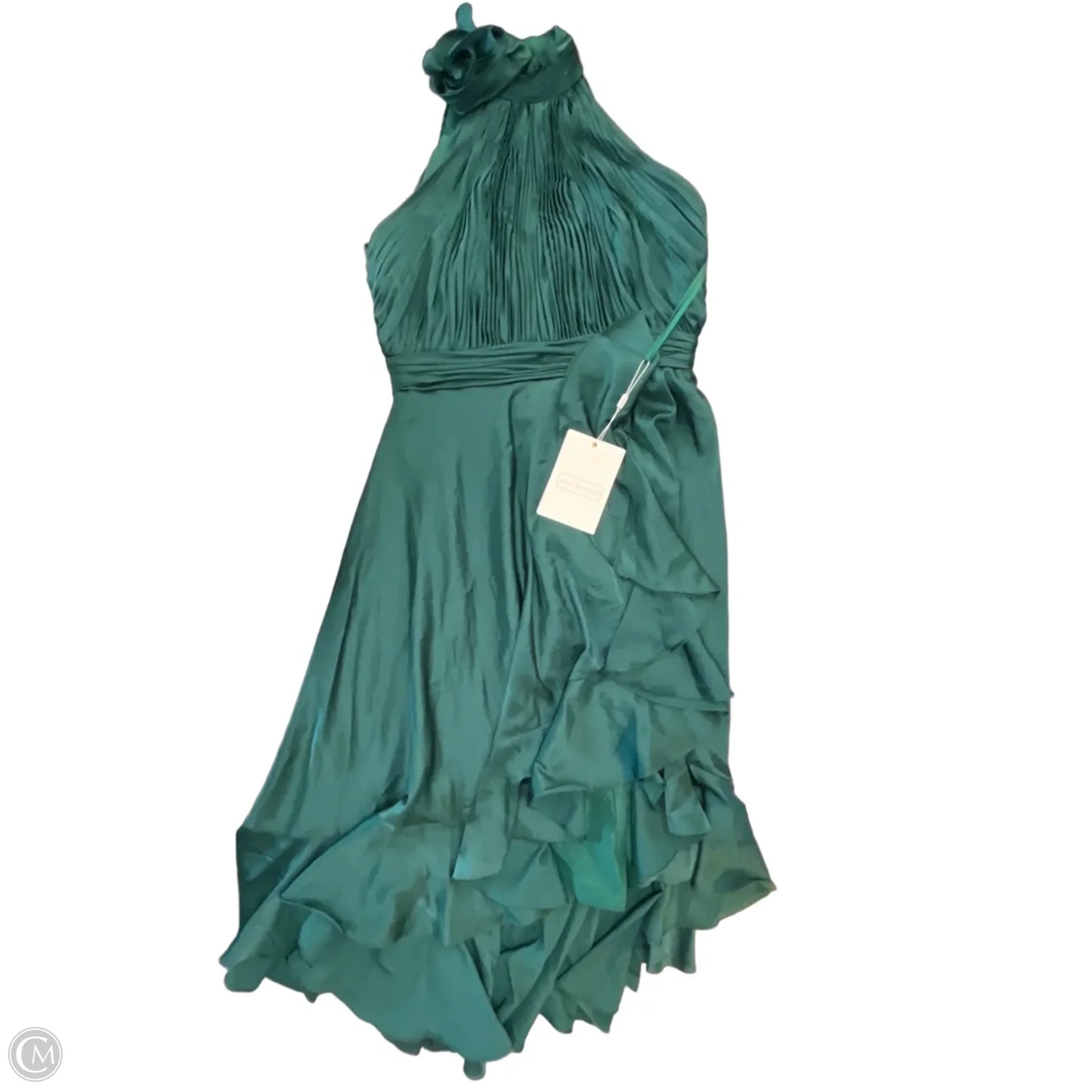 Dress Party Long By Mac Duggal In Green, Size: M
