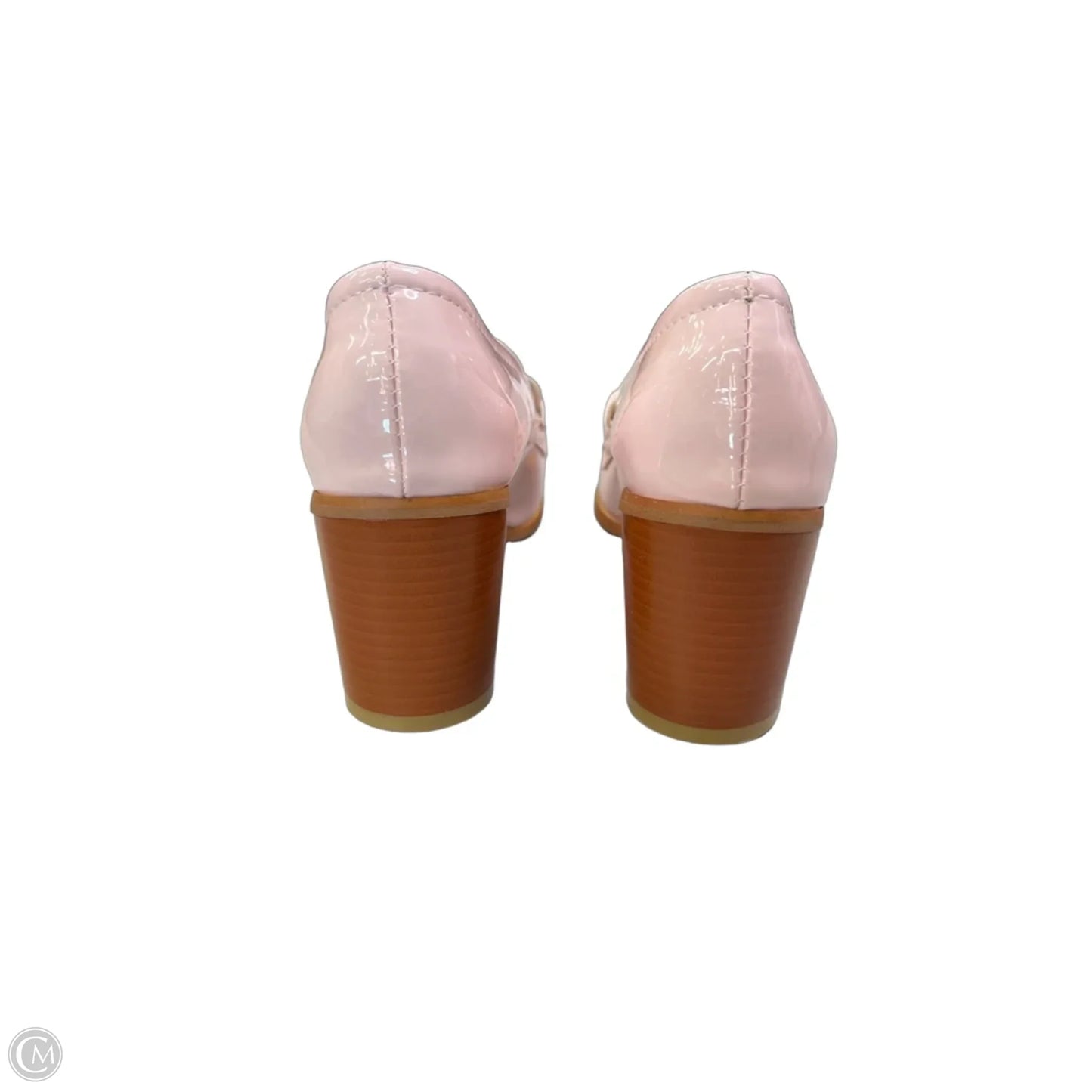 Shoes Heels Block By Clothes Mentor In Pink, Size: 8.5
