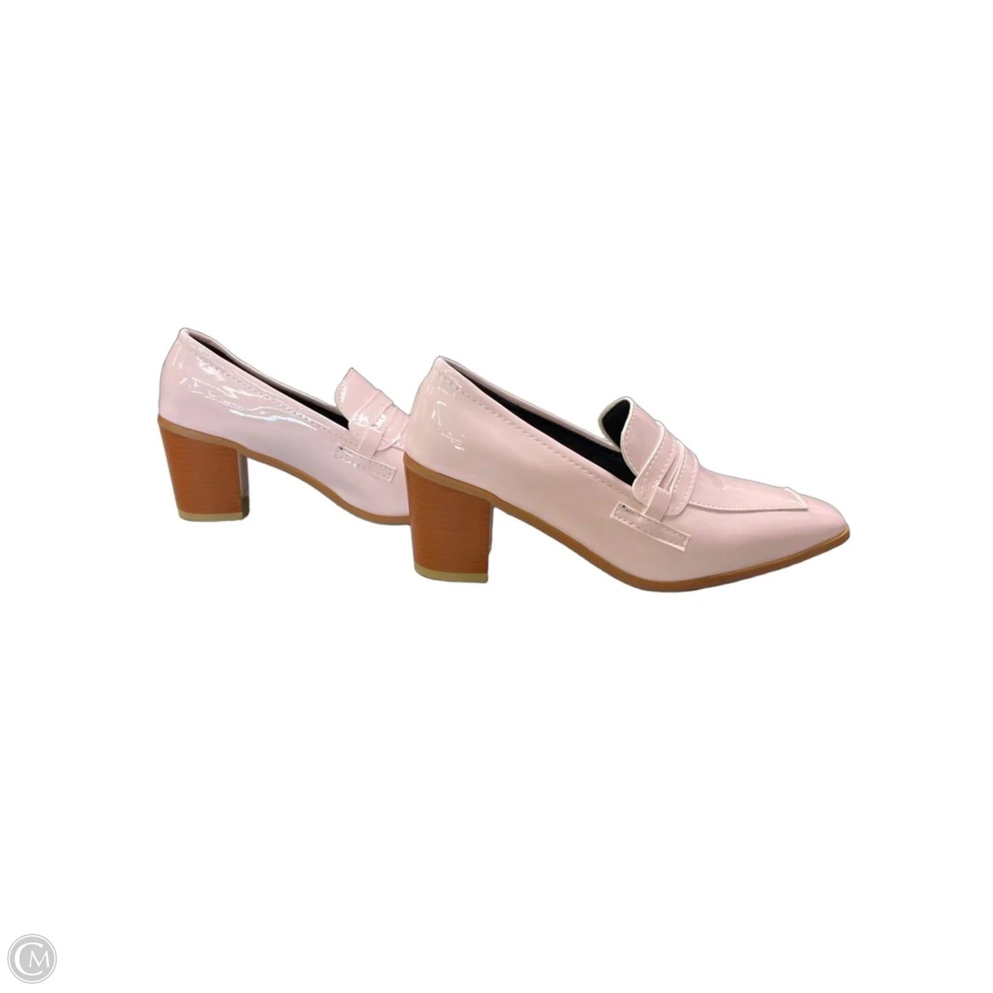 Shoes Heels Block By Clothes Mentor In Pink, Size: 8.5