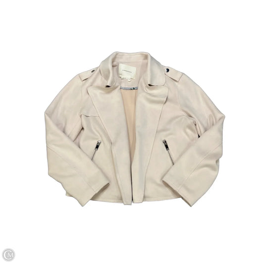 Jacket Moto By Anthropologie In Pink, Size: M
