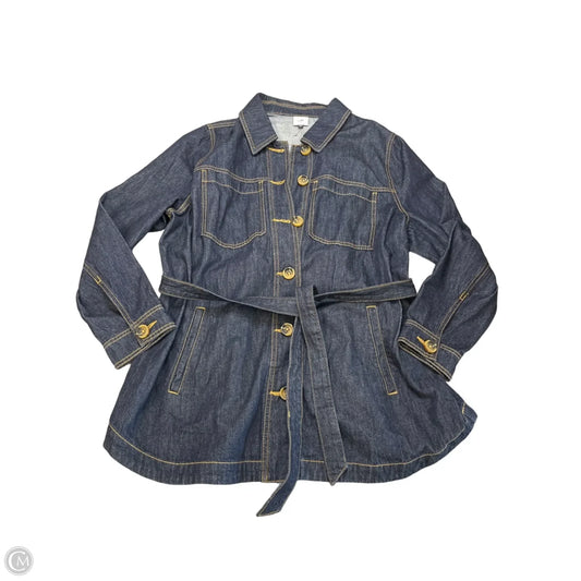 Jacket Denim By Cabi In Blue Denim, Size: Xl