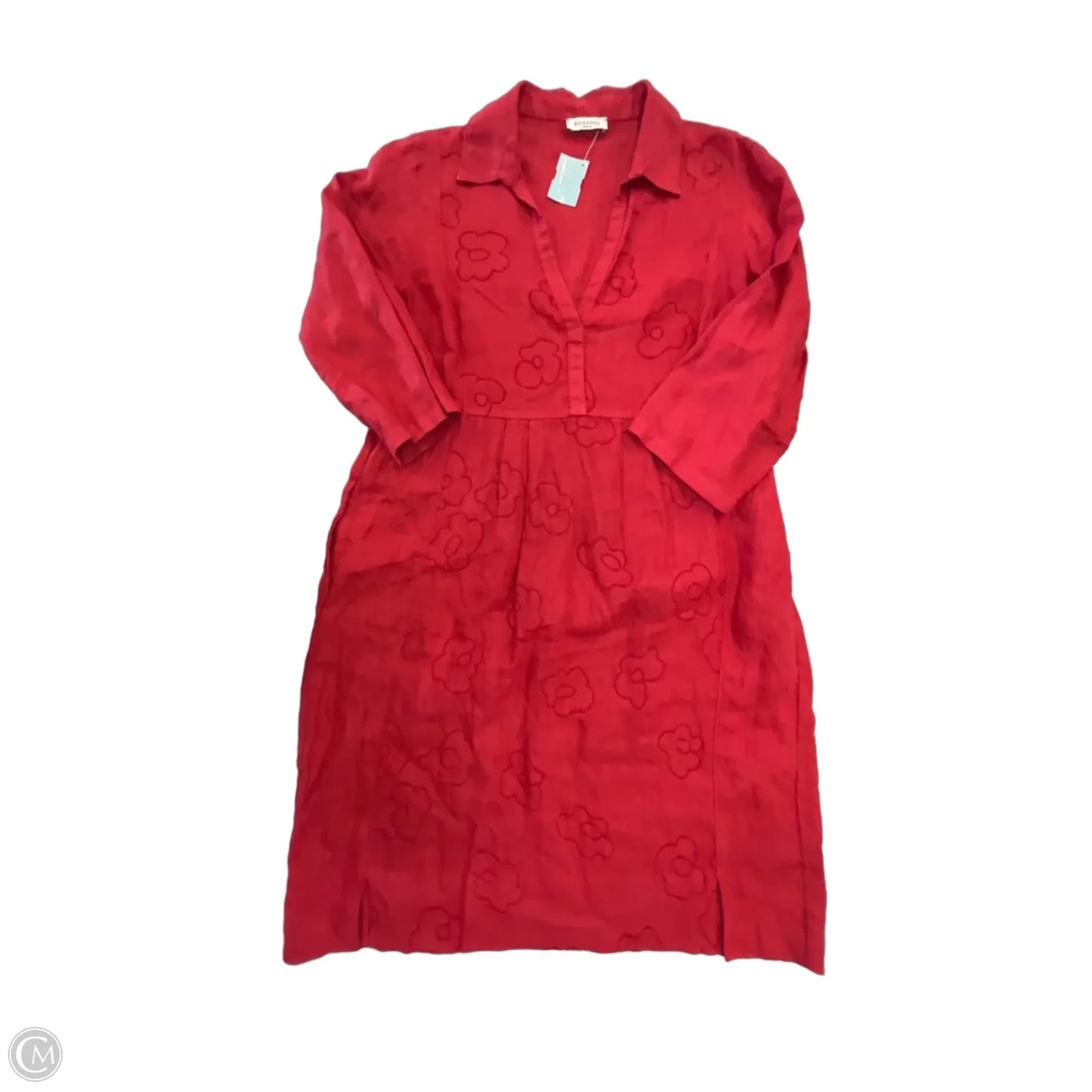 Dress Casual Short By Cma In Red, Size: M
