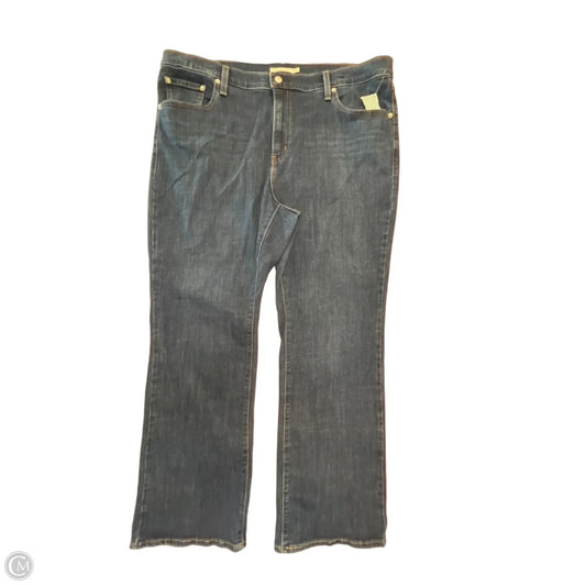 Jeans Boot Cut By Levis In Blue Denim, Size: 20