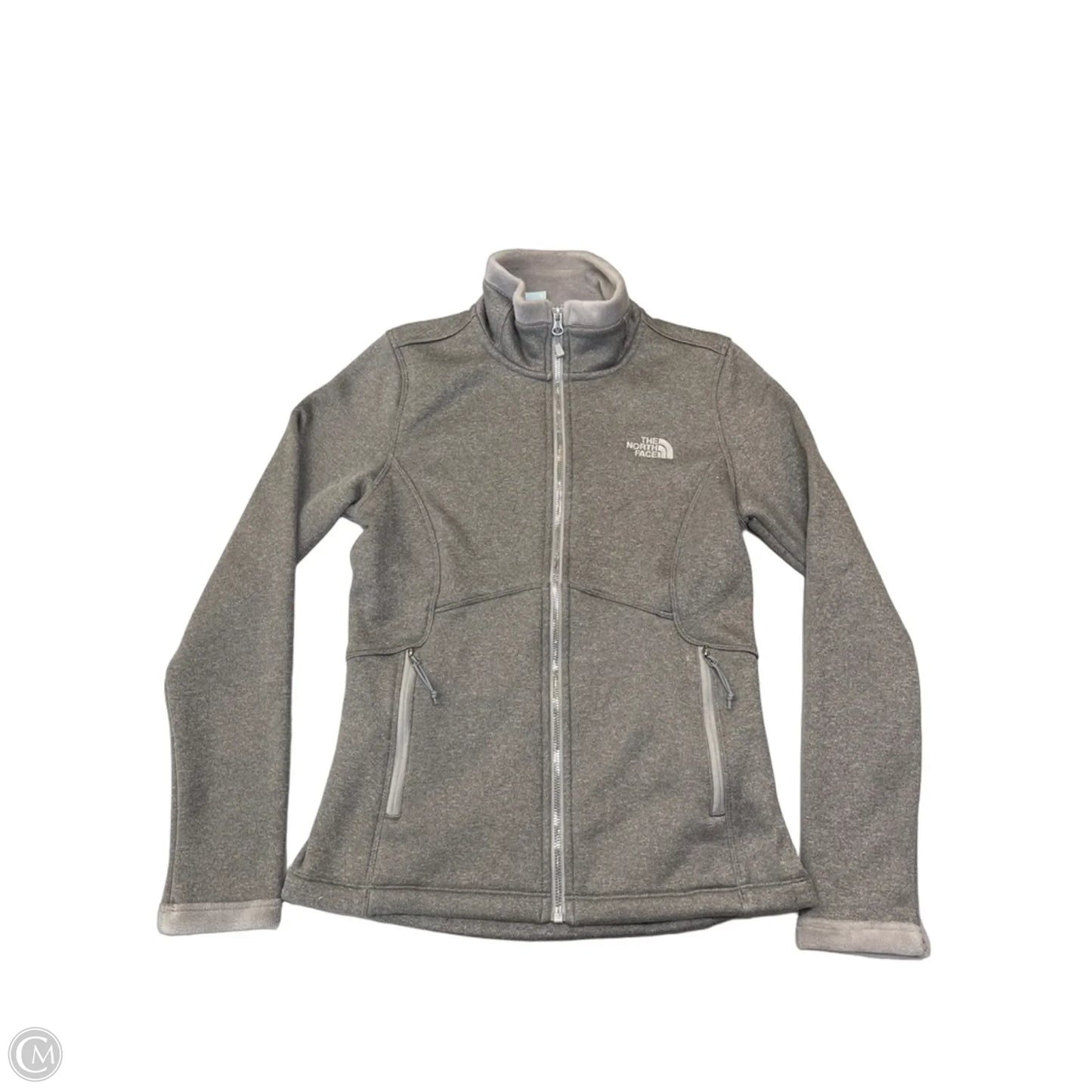 Athletic Jacket By The North Face In Grey, Size: S