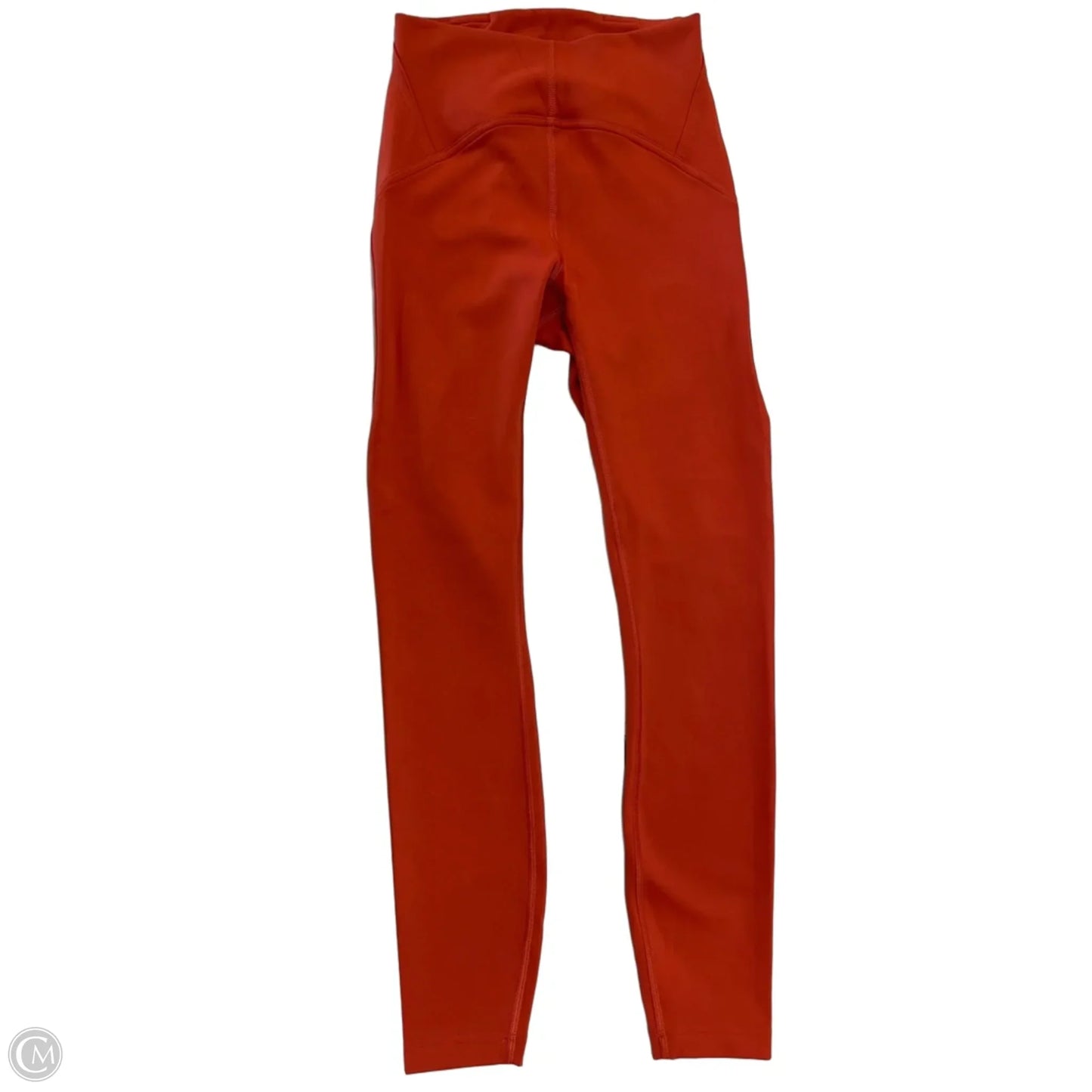 Athletic Leggings By Lululemon In Orange, Size: Xs