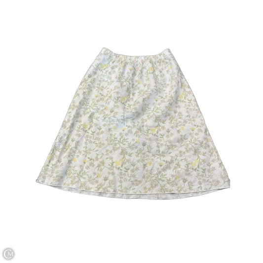 Skirt Midi By J. Jill In White, Size: Xs