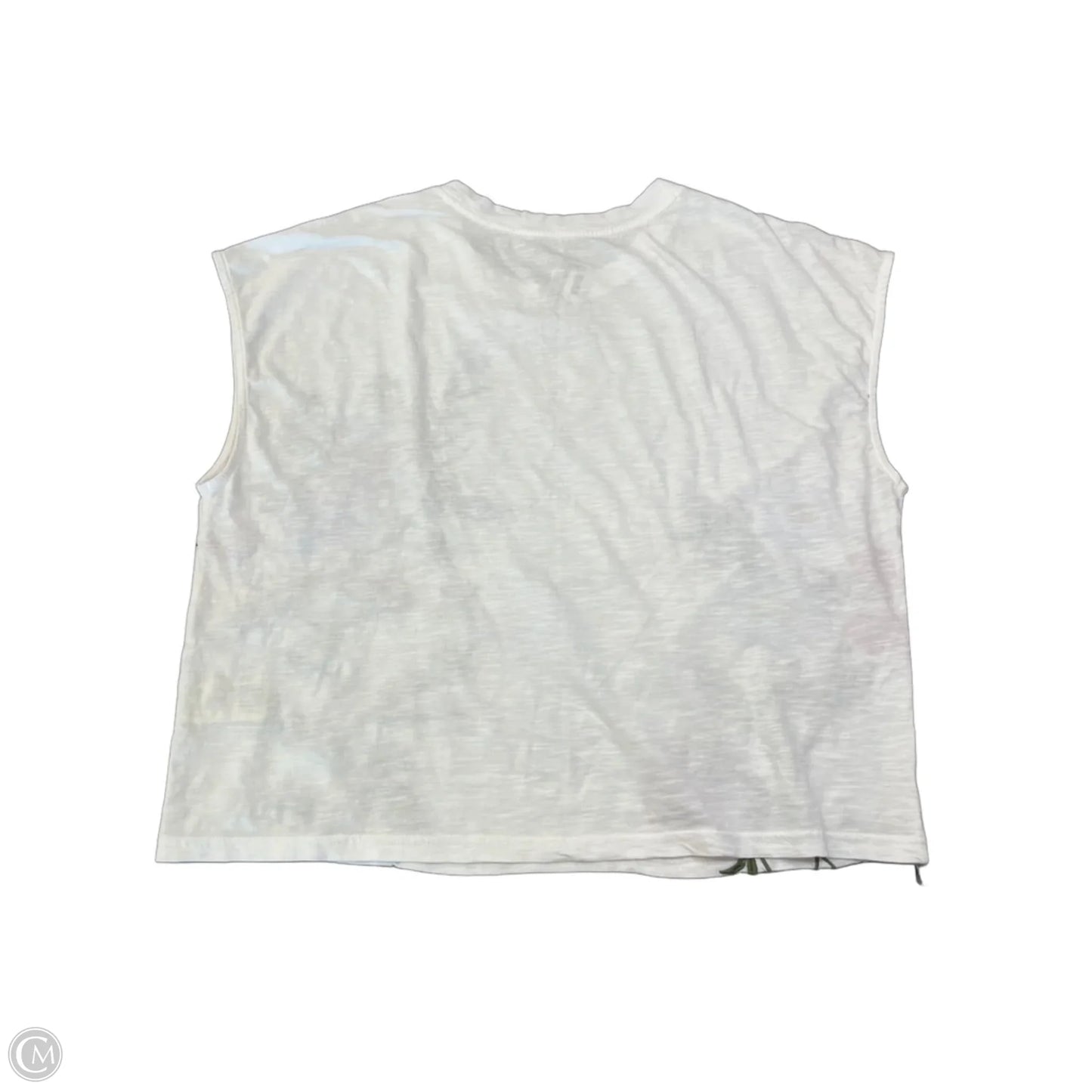 Tank Top By Anthropologie In White, Size: Xl