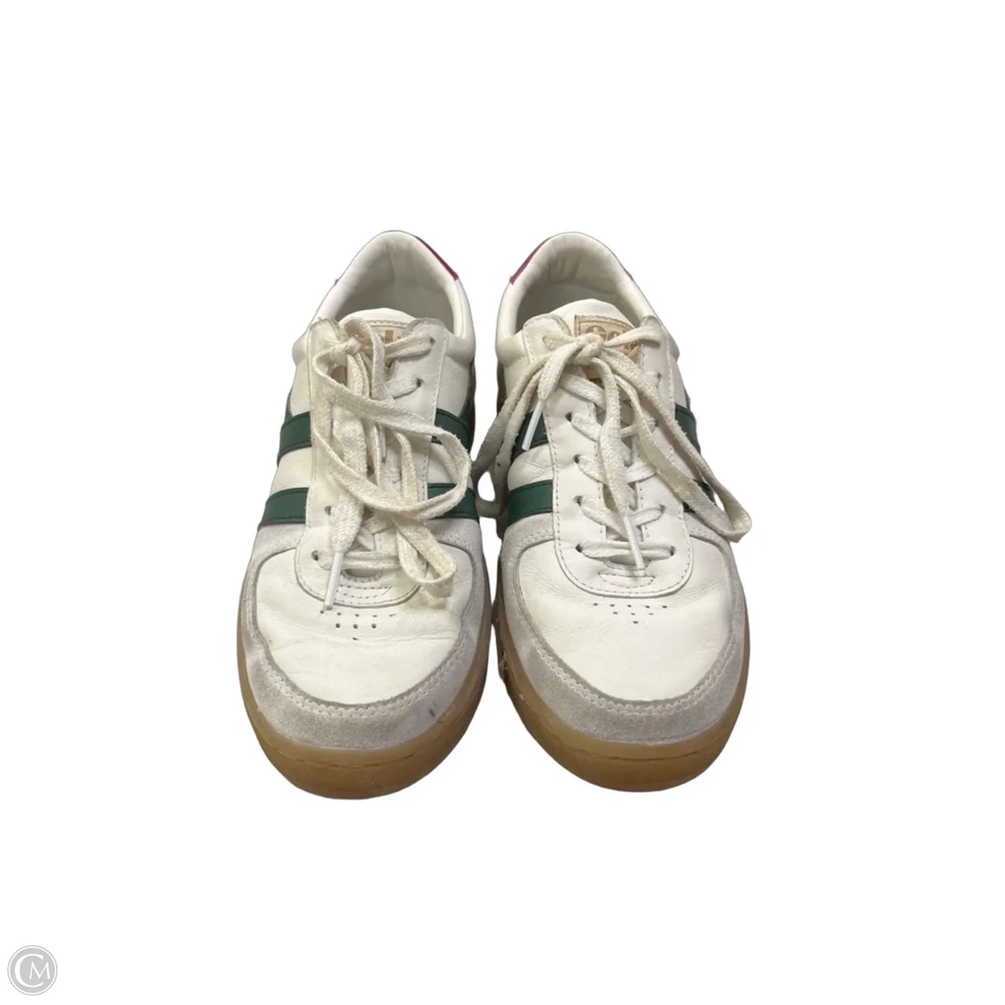 Shoes Sneakers By Gola In Green & White, Size: 8