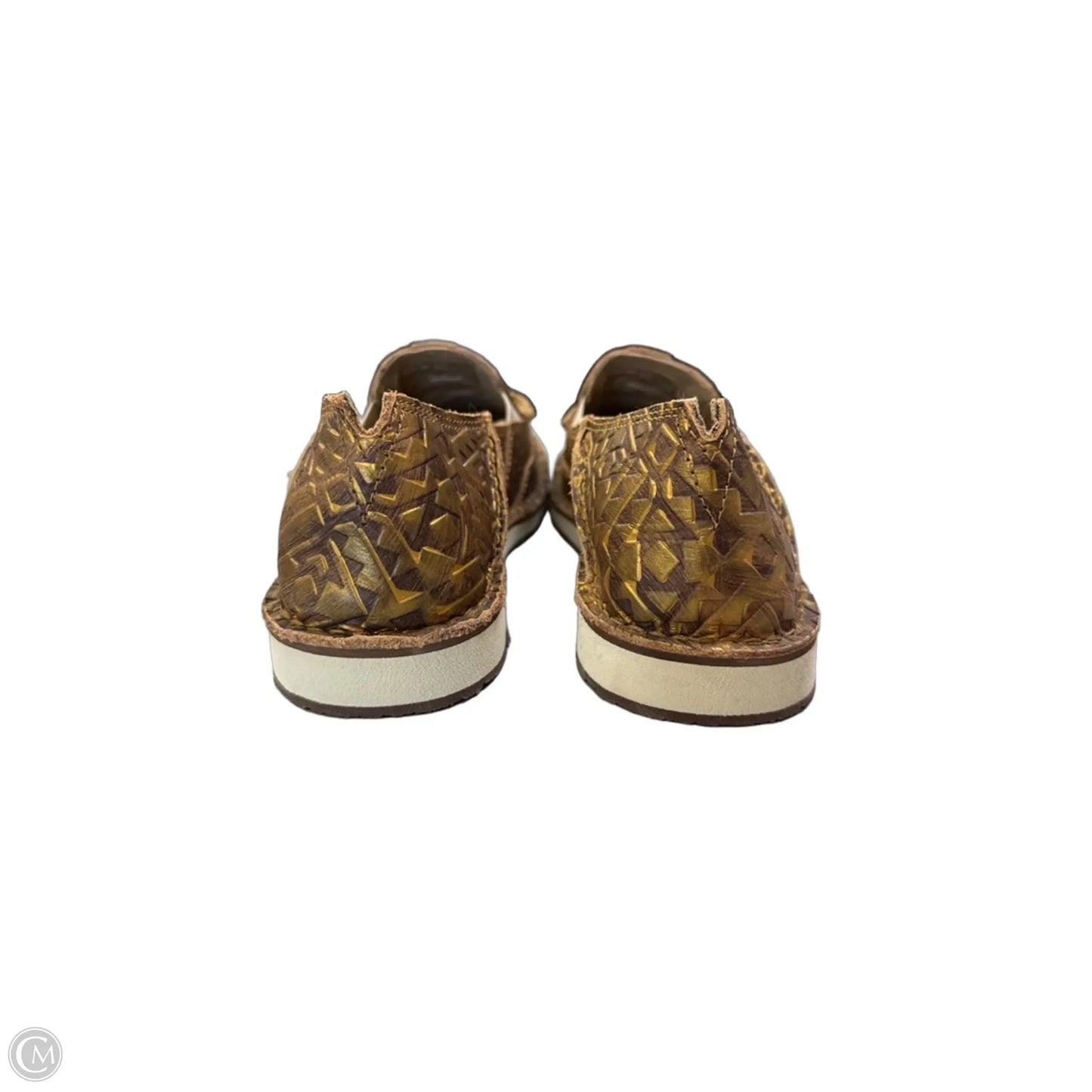 Shoes Flats By Ariat In Gold, Size: 10