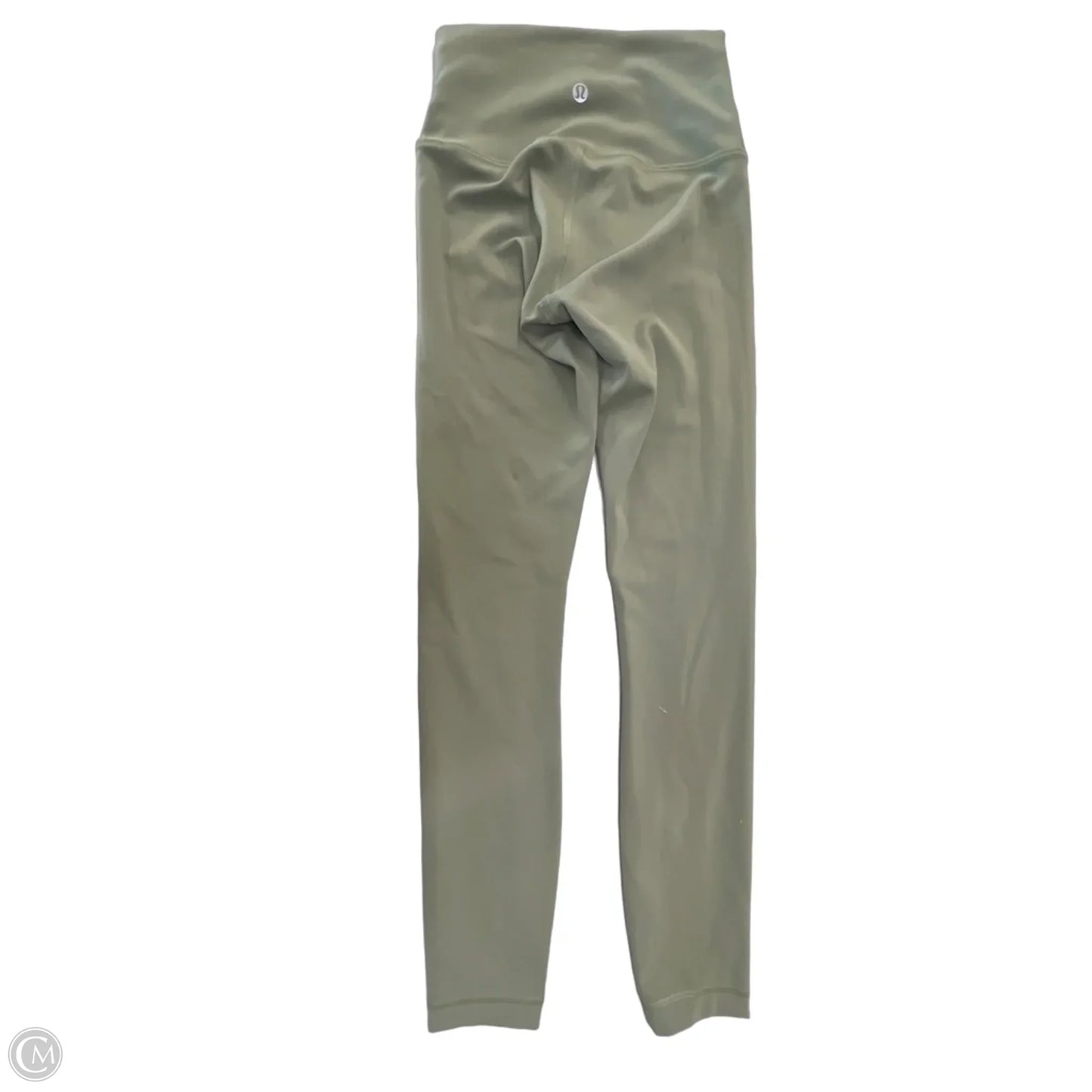 Athletic Leggings By Lululemon In Green, Size: Xs